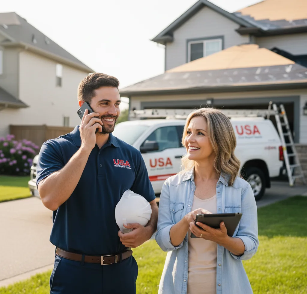 USA Roof Repair Experts customer support in Falling Waters